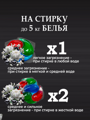 Капсулы для стирки Rottey (Бриллиант) 21шт